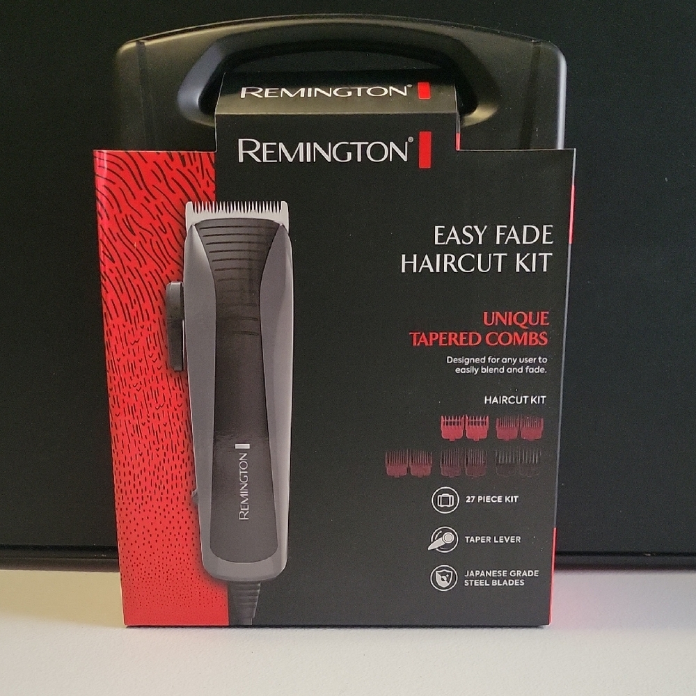 Remington Easy Fade Haircut Kit - Black and Red Design
